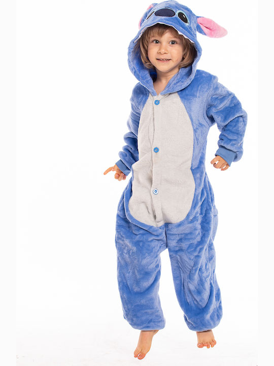 Kids' One-piece Pajamas Blue