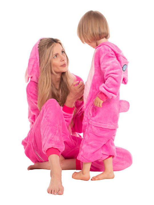 Παιδική Πιτζάμα Ολόσωμη Pink