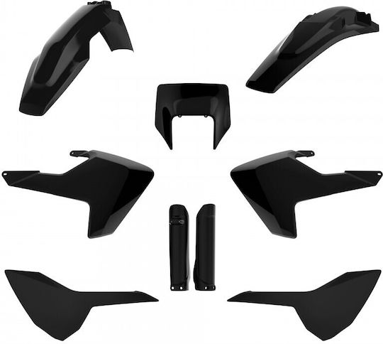 Polisport Σετ Πλαστικά Μοτοσυκλέτας για Husqvarna FE 501 / FE 450 / FE 350 / FE 250 Μαύρο