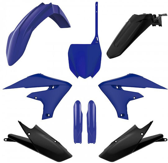 Polisport Motorrad Kunststoff-Set für Yamaha YZ 250 Blau 1Stück