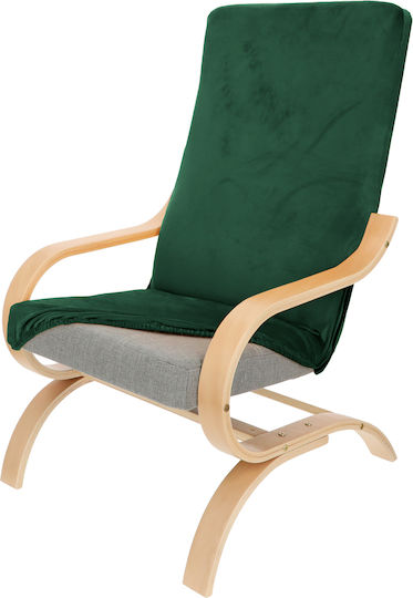 Ubieramy Meble Elastic Cover for Armchair Bottle Green 1pcs