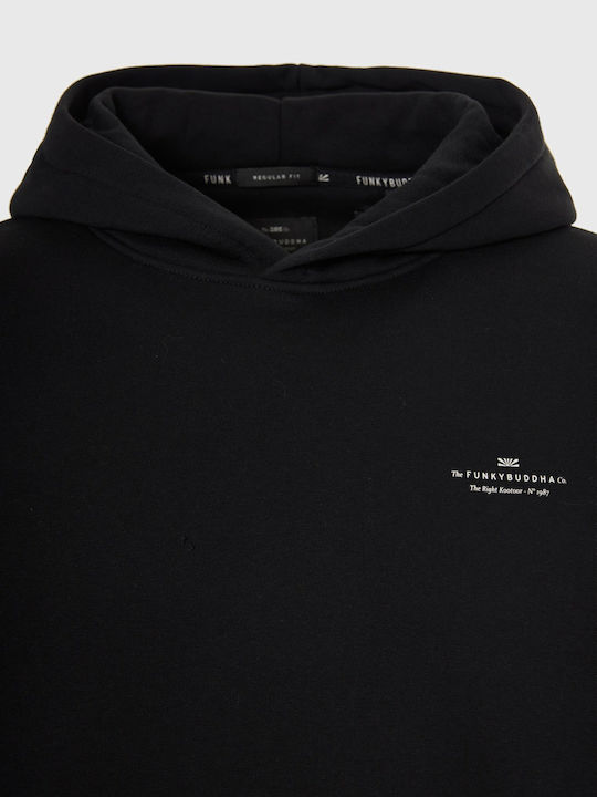 Sweatshirt with Hood Black