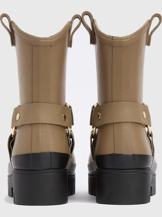 Elley Harness Γυναικεία Μποτάκια Μπεζ