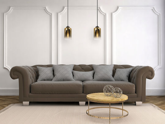 Light Home Κρεμαστό Φωτιστικό Μαύρο με Ντουί E27