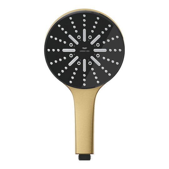 Rainshower Aqua 130 Τηλεφωνο Ντους Τριων Λειτουργιων Brushed Cool Sunrise 101676gn00 Grohe