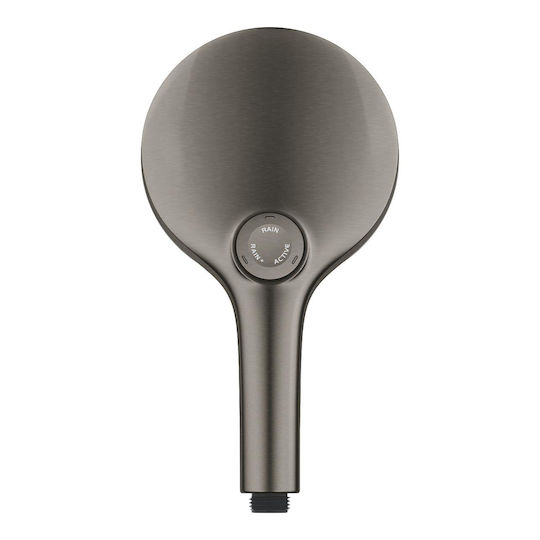 Rainshower Aqua 130 Τηλεφωνο Ντους Τριων Λειτουργιων Brushed Hard Graphite 101676al00 Grohe