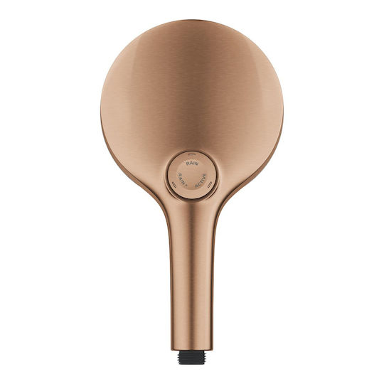 Rainshower Aqua 130 Τηλεφωνο Ντους Τριων Λειτουργιων Brushed Warm Sunset 101676dl00 Grohe