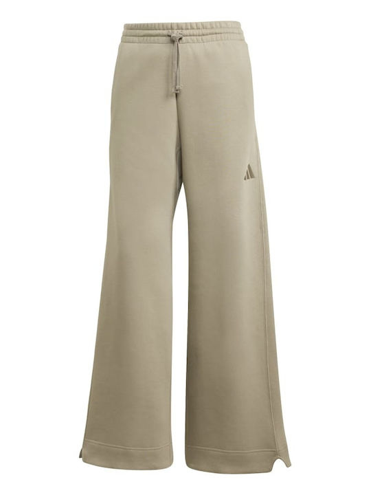 All Szn Долнище на анцуг Широк Флийс Khaki