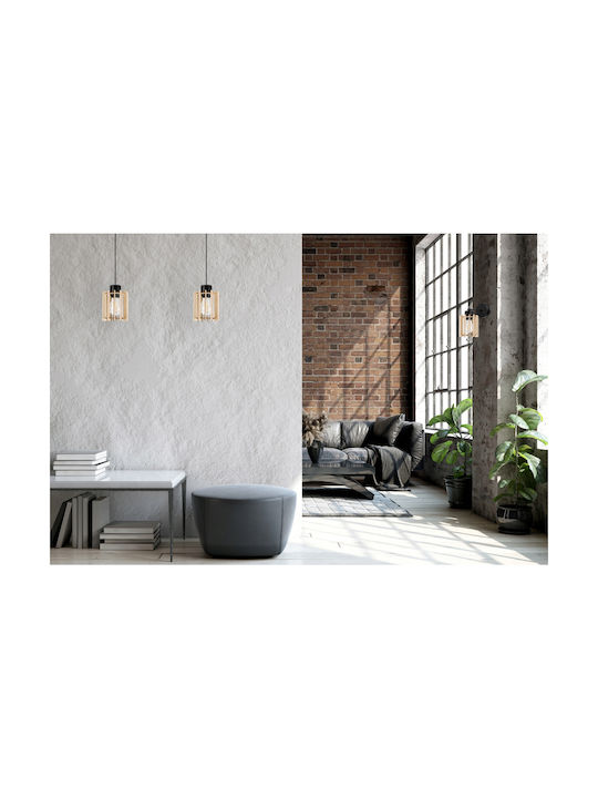 Light Home Modern Lumină de Perete cu Soclu E27 Negru