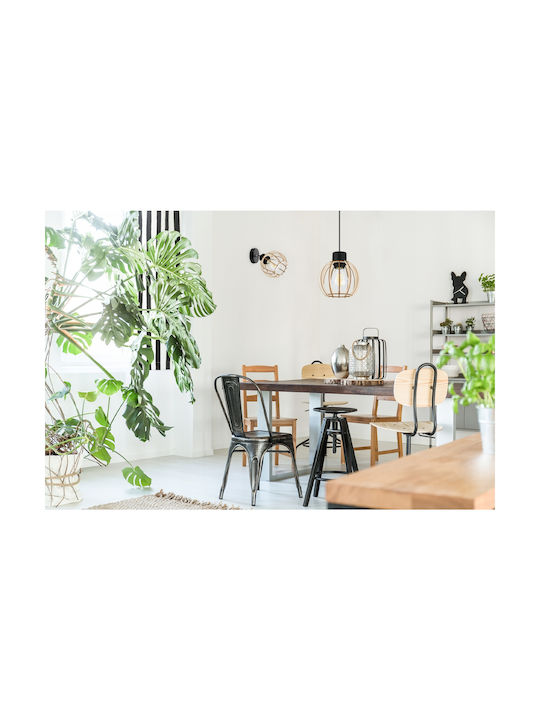 Light Home Modern Lumină de Perete cu Soclu E27 Negru
