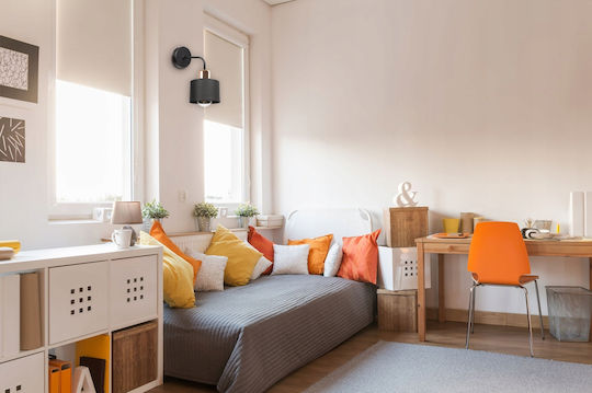 Light Home Μοντέρνο Φωτιστικό Τοίχου με Ντουί E27 Μαύρο