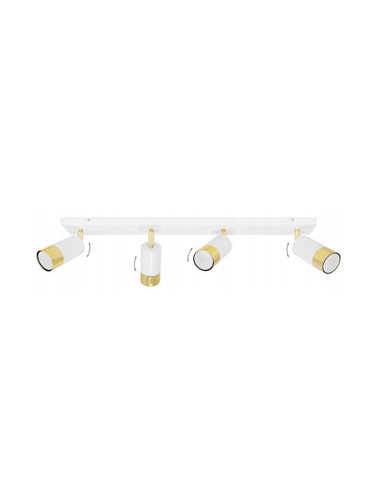 Light Home Modern Lumină de Perete cu Soclu GU10 și Comutator Alb