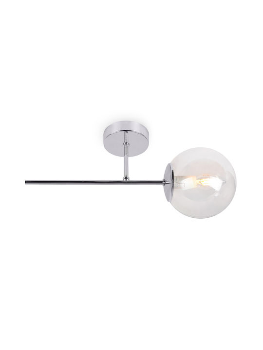 Light Home Leuchte Wand mit Fassung E14 Transparent
