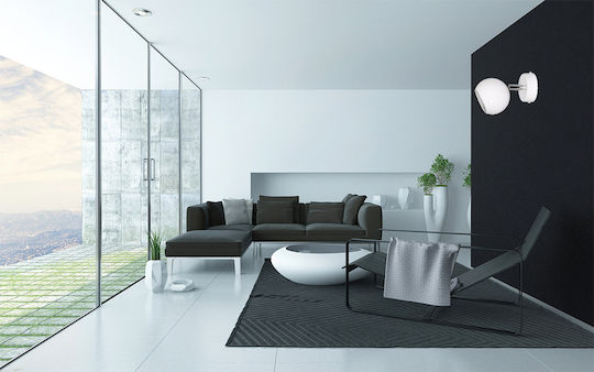 Light Home Modern Lamp Wall with Socket GU10 Black