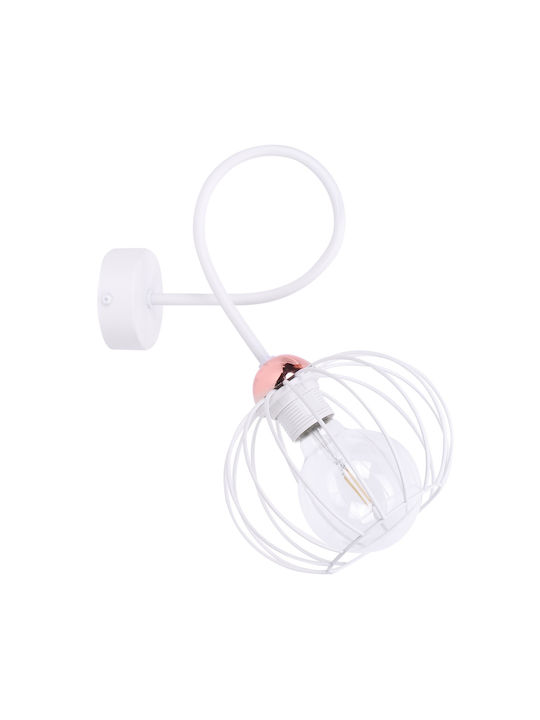 Light Home Modern Lumină de Perete cu Soclu E27 Negru