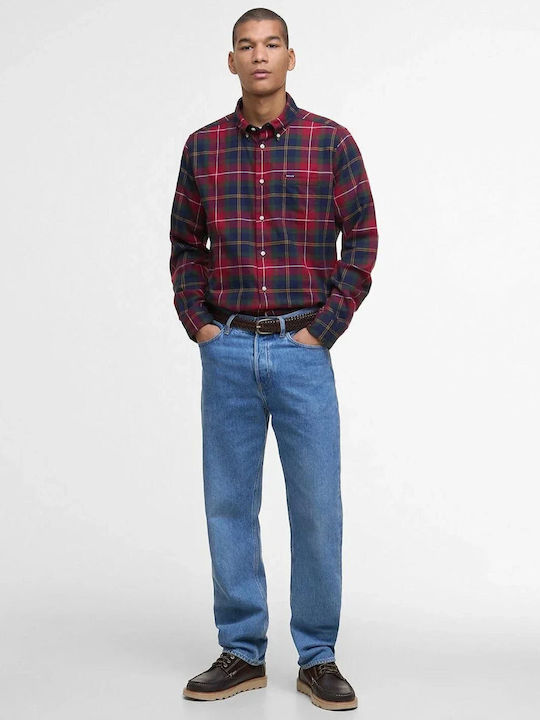 Barbour Fortrose Βαμβακερό Πουκάμισο Red
