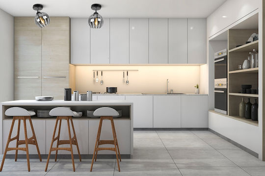 Light Home Πλαφονιέρα Οροφής Μαύρη