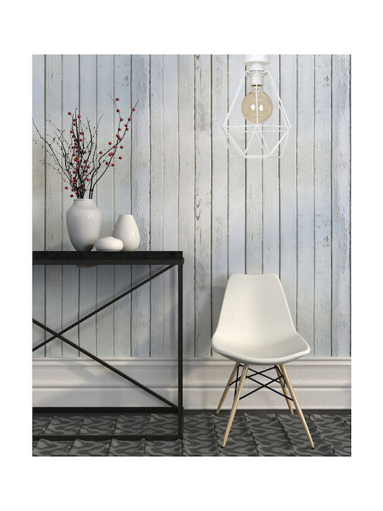 Light Home Πλαφονιέρα Οροφής Μαύρη με Ενσωματωμένο LED