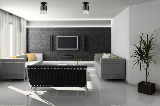 Light Home Таванно осветление Черен с Фасунга E27