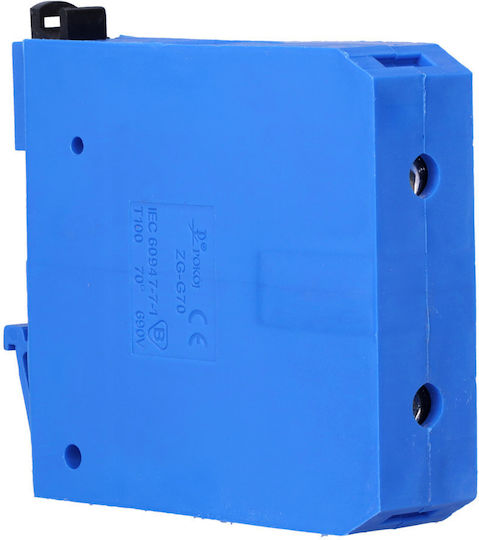 Conector Șină Filetată Zg-g70 Albastru