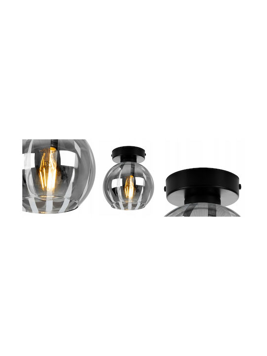 Light Home Plafonieră de Tavan Neagră