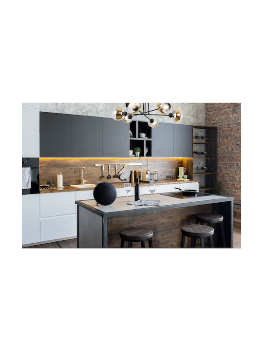 Light Home Πλαφονιέρα Οροφής Μαύρη με Ντουί E27