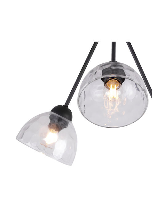 Light Home Ceiling Mount Light Transparent with Socket E27