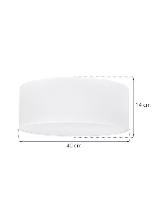 Light Home Ceiling Mount Light White with Socket E27