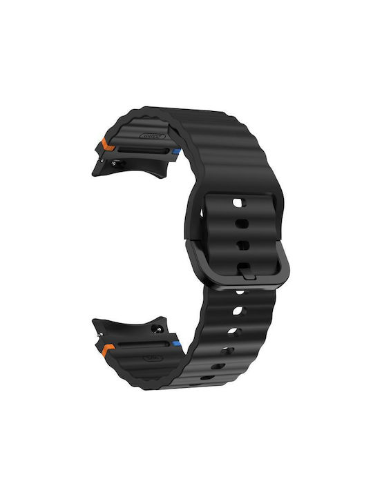 Curea Silicon Negru (Samsung Galaxy Watch 7, 6, 5, 4 - Samsung)