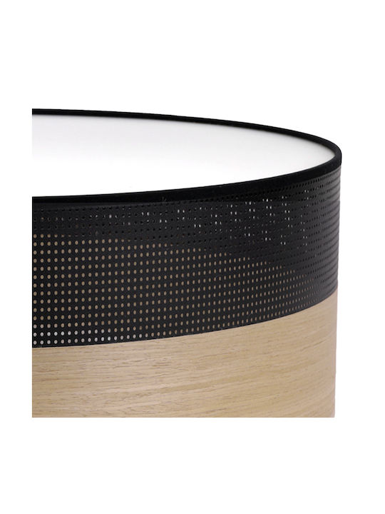 Light Home Deckenleuchte Schwarz mit Fassung E27