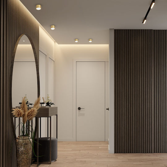 Eko Light Single Spot with Socket GX53 in Gold Color