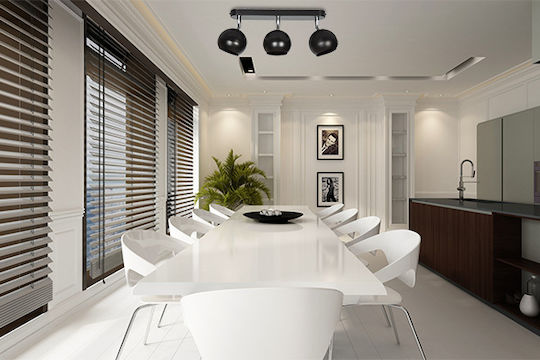 Light Home Dreifach Spot mit Fassung GU10 in Schwarz Farbe