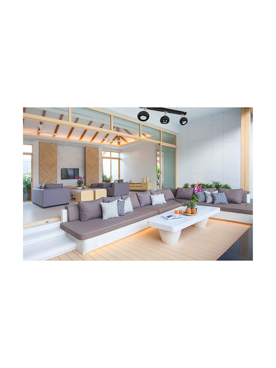 Light Home Τριπλό Σποτ με Ντουί GU10 σε Μαύρο Χρώμα