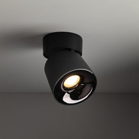 TK Lighting LED Ρυθμιζόμενο Λευκό Σποτ σε Μαύρο Χρώμα