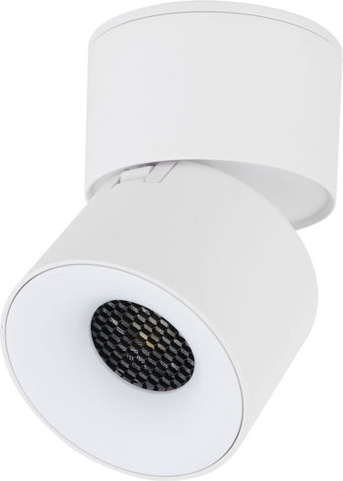 TK Lighting LED Ρυθμιζόμενο Λευκό Σποτ σε Λευκό Χρώμα
