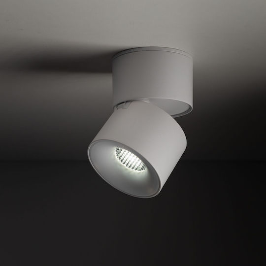 TK Lighting LED Ρυθμιζόμενο Λευκό Σποτ σε Λευκό Χρώμα