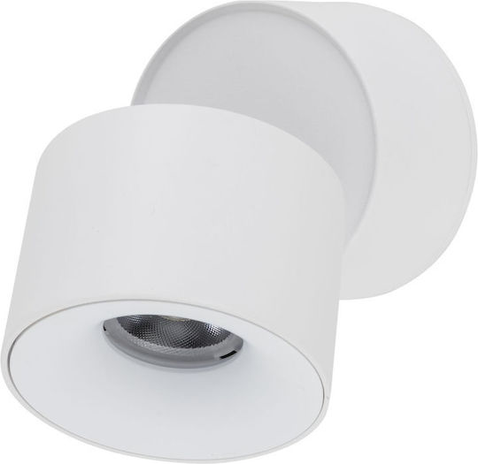 TK Lighting LED Ρυθμιζόμενο Λευκό Σποτ σε Λευκό Χρώμα