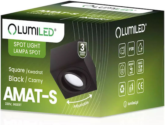 Lumiled LED Spot in Schwarz Farbe