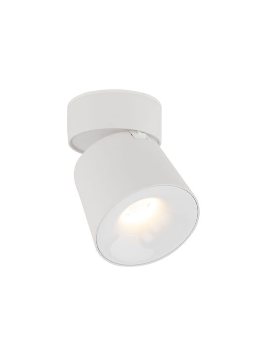 TK Lighting LED Ρυθμιζόμενο Λευκό Σποτ σε Λευκό Χρώμα