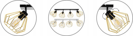 Light Home Spot mit Fassung E27 in Schwarz Farbe
