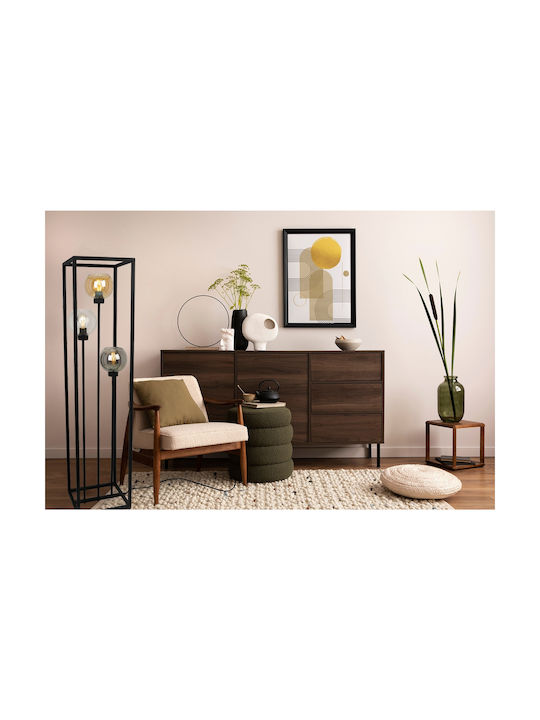 Light Home Φωτιστικό Δαπέδου Υ130εκ. Μαύρο