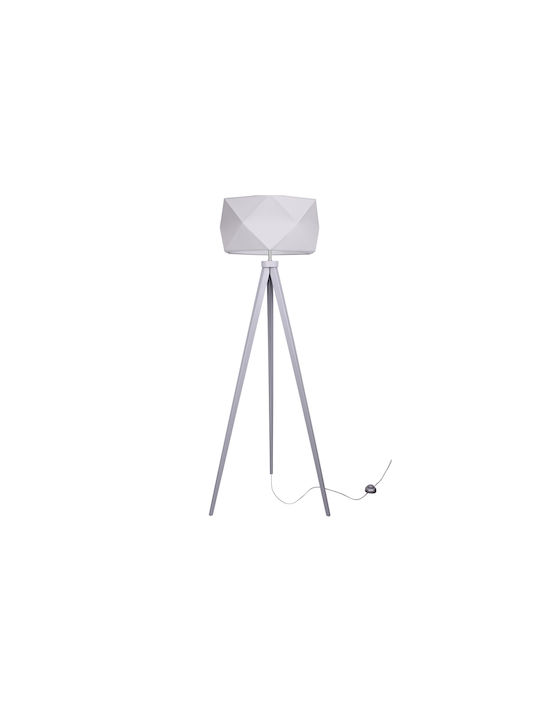Light Home Φωτιστικό Δαπέδου με Ντουί για Λαμπτήρα E27 Λευκό