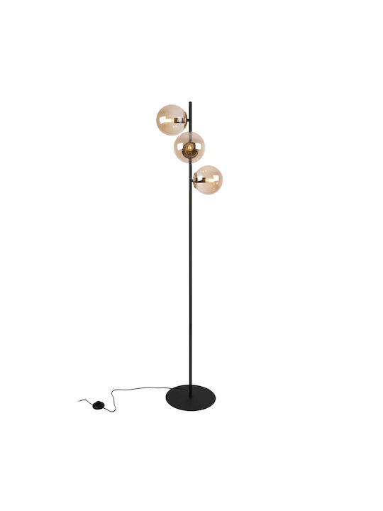 Light Home Φωτιστικό Δαπέδου με Ντουί για Λαμπτήρα E14 Μαύρο