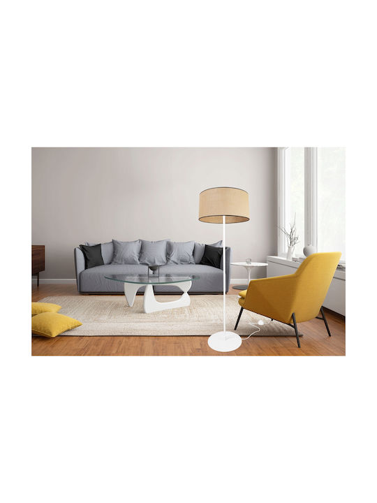 Light Home Лампа за под В153см. Бял