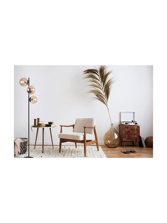 Light Home Φωτιστικό Δαπέδου Μαύρο
