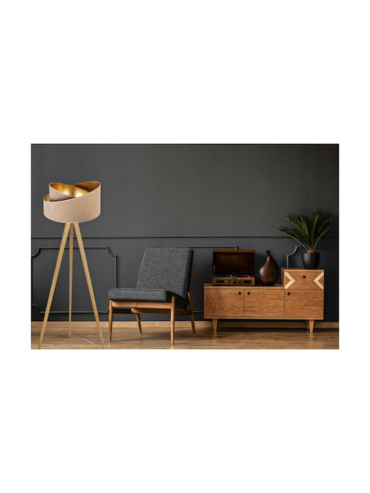 Light Home Lampa de podea cu Soclu pentru Bec E27 Alb