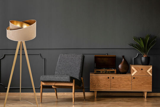 Light Home Φωτιστικό Δαπέδου με Ντουί για Λαμπτήρα E27 Λευκό