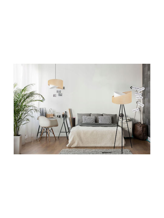 Light Home Lampa de podea Î145cm. cu Soclu pentru Bec E27 Alb