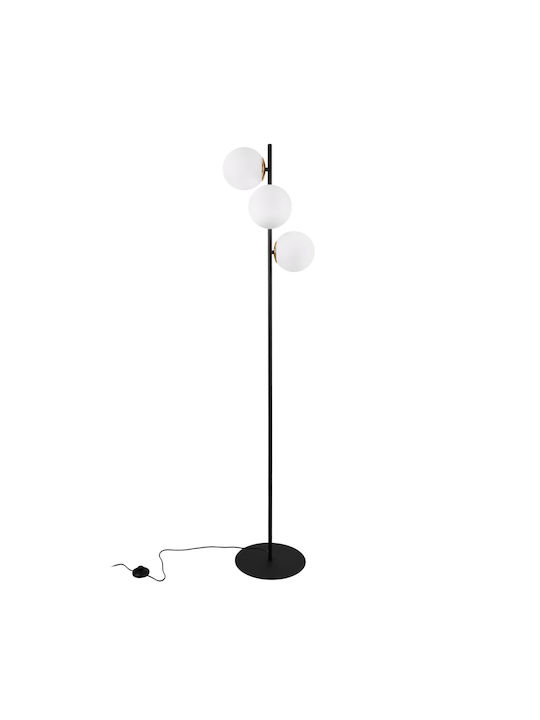 Light Home Stehleuchte mit Fassung für Lampe E14 Schwarz