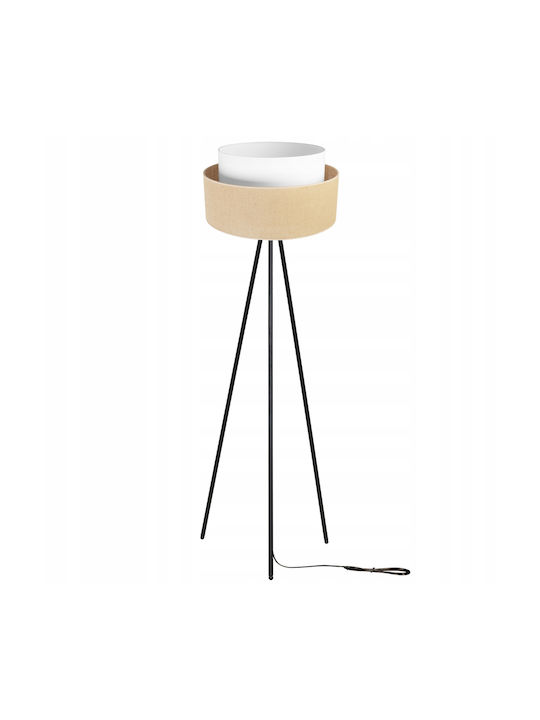 Light Home Floor Lamp H150cm. with Socket for Bulb E27 White